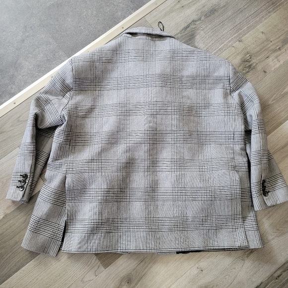 Zara Oversized Check Blazer - Picture 9 of 16